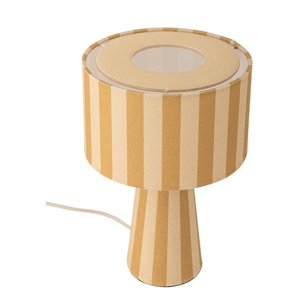 Dzeltena tekstila galda lampa ar auduma abažūru (augstums 30 cm) Emmie – Bloomingville-image-3