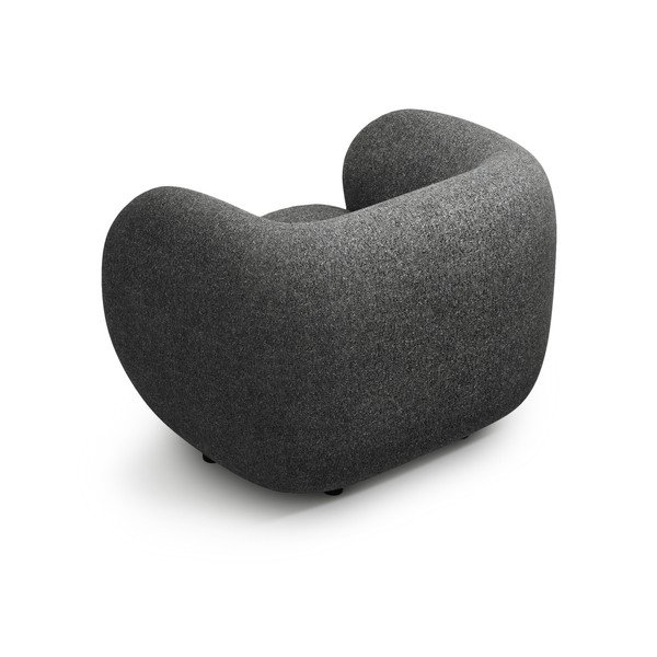 Tumši pelēks atpūtas krēsls Kate – Micadoni -image-2