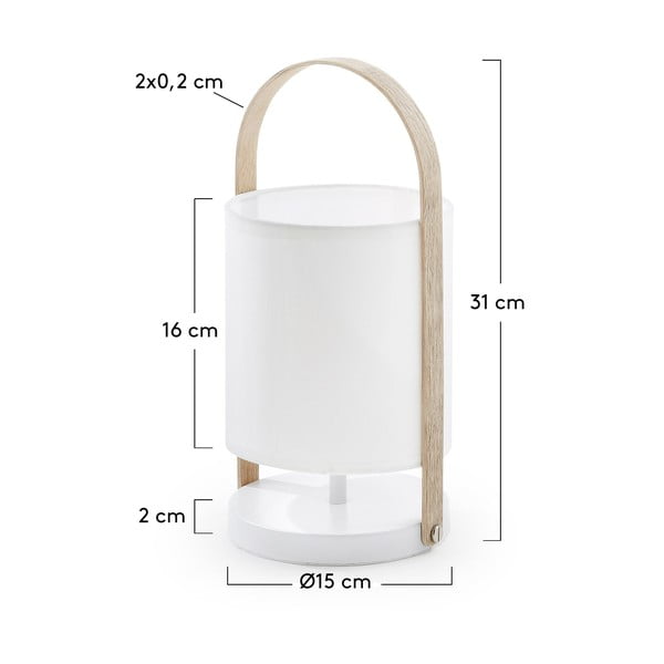 Balta galda lampa Kave Home Zayla-image-4