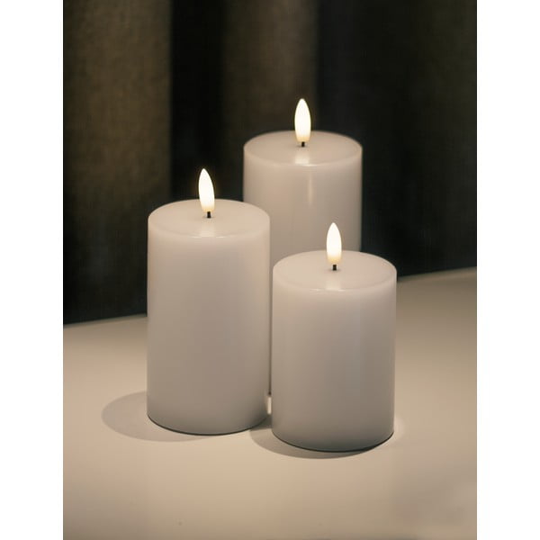 LED svece (3 gab.) (augstums 15 cm) Sille Exclusive – Sirius-image-2