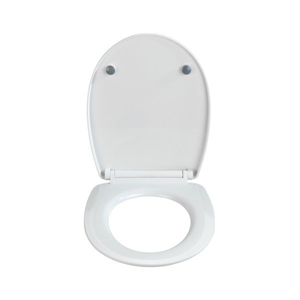 Balts termoplastiskais tualetes poda sēdeklis Wenko Tilos-image-1