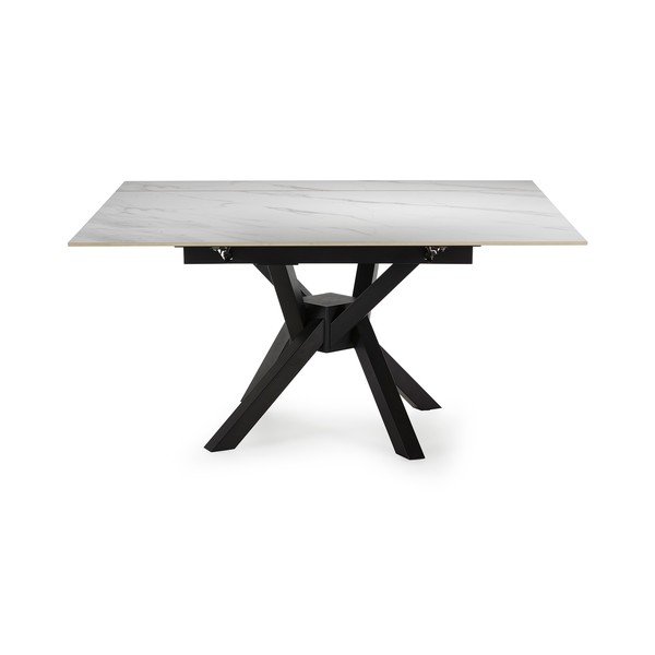 Izvelkams ēdamgalds ar papildu galda virsmu un ar akmens galda virsmu 90x150 cm Arlene – Marckeric-image-4