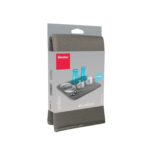 Mikrošķiedras paklājs trauku žāvēšanai Metaltex, garums 45 cm-image-3