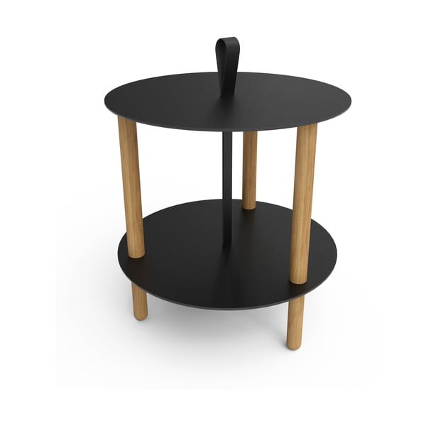 Apaļš sānu galdiņš ø 48 cm Strap L Bull – LIND DNA