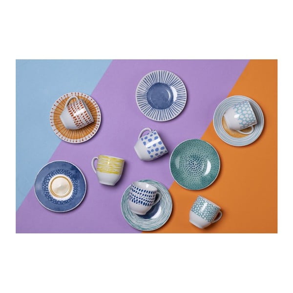 Porcelāna espreso tasīšu komplekts (12 gab.) 0,08 l Marea – VDE Tivoli 1996-image-2