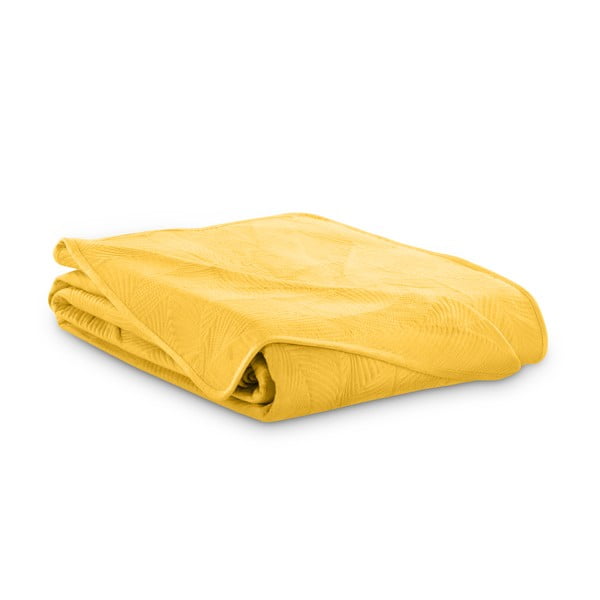 Okera dzeltens gultas pārklājs 200x220 cm Palsha – AmeliaHome-image-2