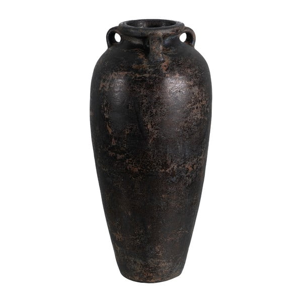 Tumši brūna terakotas augsta vāze (augstums 60 cm) Artem – Ixia