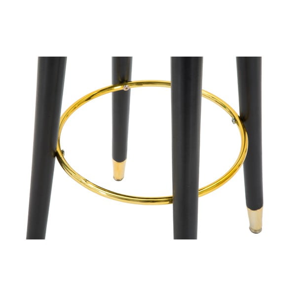 Tirkīzzila polsterēta bāra taburete (sēdekļa augstums 74 cm) Paris – Mauro Ferretti-image-4