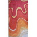 Sarkans/oranžs mazgājams paklājs 60x100 cm Colors of Joy – Vitaus