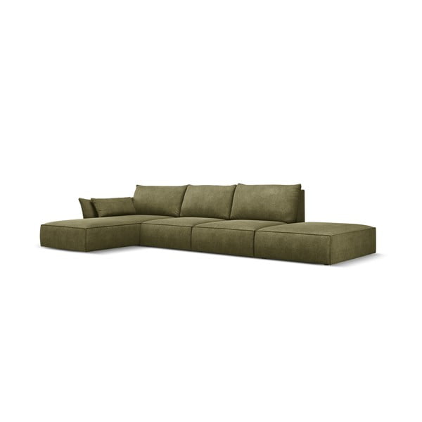 Zaļš stūra dīvāns (kreisais stūris) Vanda – Mazzini Sofas-image-2