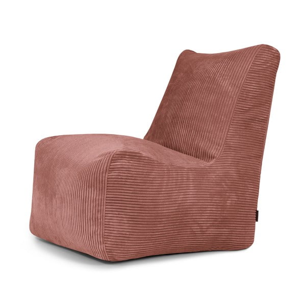 Ķieģeļu sarkans velveta sēžammaiss Seat Lounge – SLOWDOWN