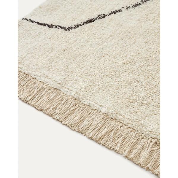 Krēmkrāsas paklājs 160x230 cm Mijas – Kave Home-image-3