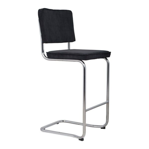 Melns bāra krēsls 113 cm Ridge Rib – Zuiver