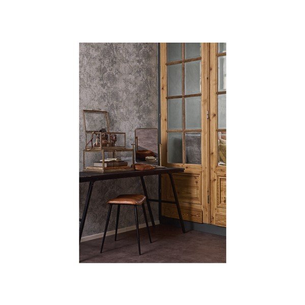 Melns saliekamais galds ar pārstrādāta tīkkoka virsmu BePureHome Dalīšanās-image-3