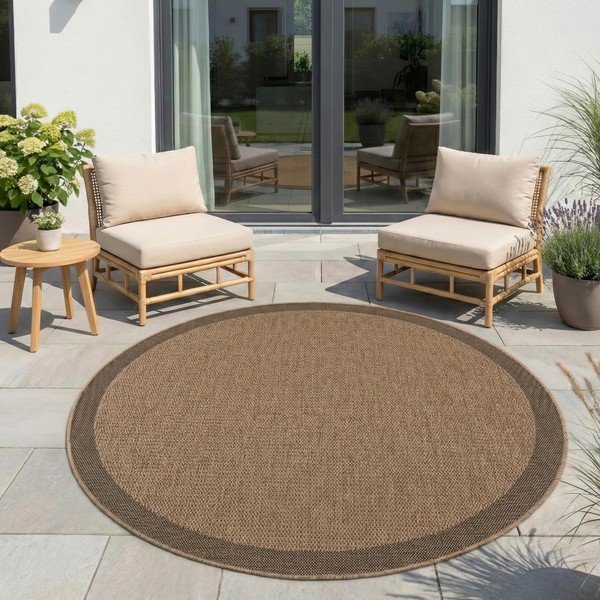 Apaļš iekštelpu un āra paklājs ø 160 cm Timber 1402 – Ayyildiz Carpets-image-1