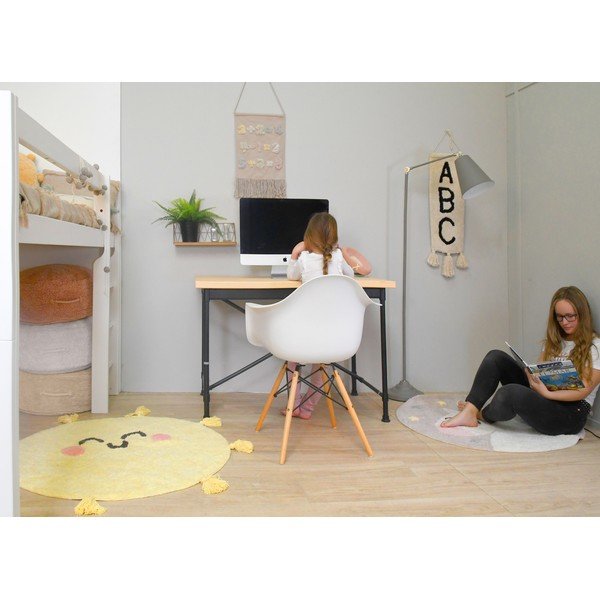 Mazgājams/ar rokām darināts kokvilnas bērnu paklājs ø100 cm Believe in Yourself – Lorena Canals-image-3