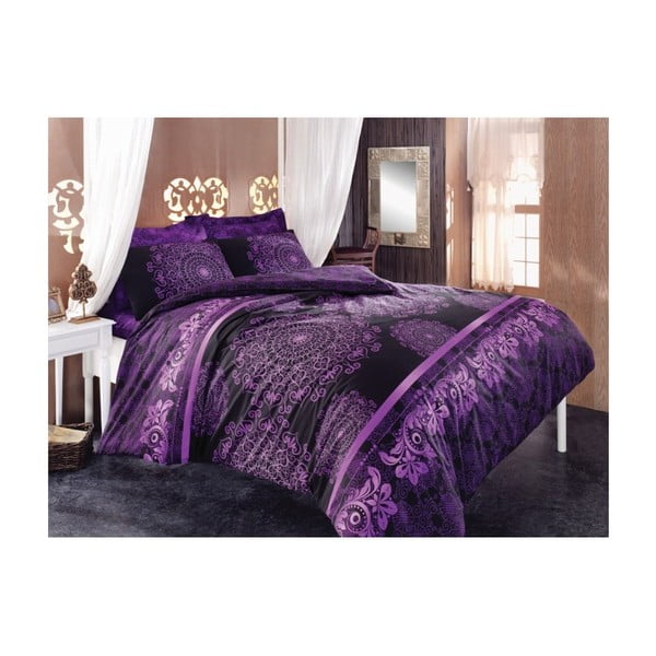 Violeta divvietīga gultasveļa Chantal, 200 x 220 cm