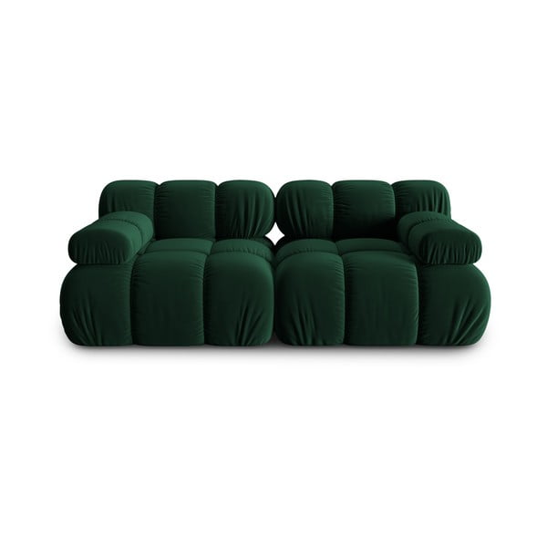 Zaļš samta dīvāns 188 cm Bellis – Micadoni Home