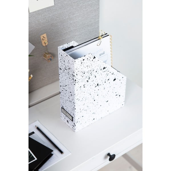 Melnbalta žurnālu un dokumentu mape Bigso-image-1