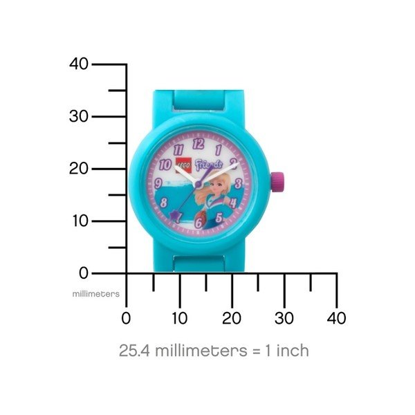 Gaiši zils LEGO® Friends Stephanie pulkstenis-image-4