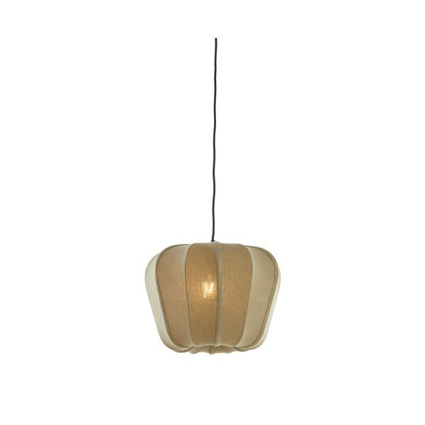 Zaļa piekaramā lampa ar auduma abažūru Zubedo – Light & Living-image-1