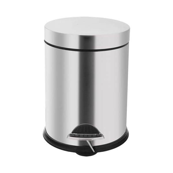 Nerūsējošā tērauda atkritumu tvertne ar pedāli 3 l – Orion-image-2