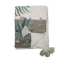 Zaļš pleds 130x155 cm Peacock – Bloomingville
