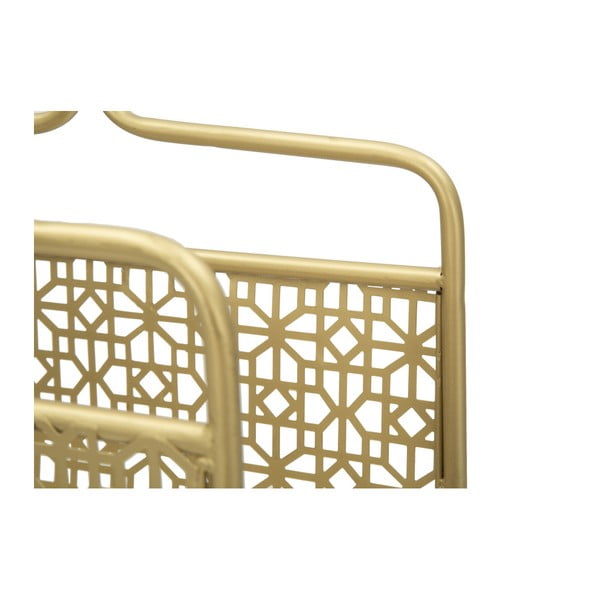 Metāla žurnālu plaukts zelta krāsā Mauro Ferretti Trivola-image-1