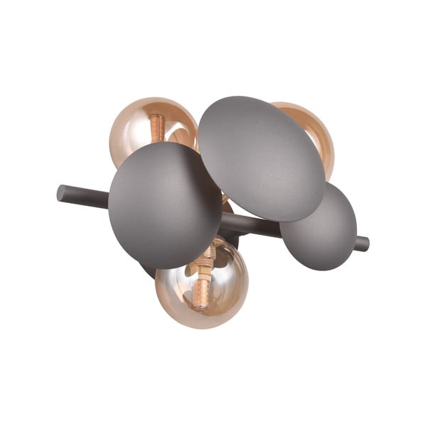 Pelēka/zelta krāsas sienas lampa Bubble – Trio Select-image-4