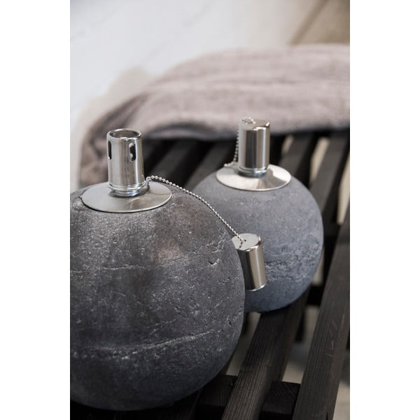 Betona eļļas lampa (augstums 16 cm) – Esschert Design-image-2