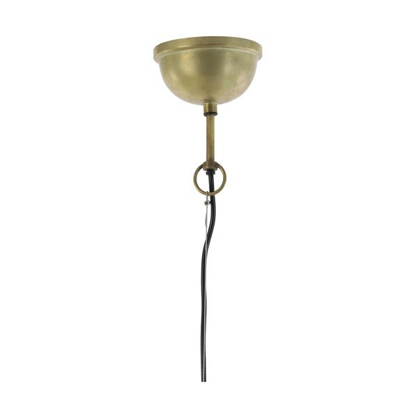 Brūna piekaramā lampa ar koka abažūru Gularo – Light & Living-image-2