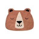 Brūns mazgājams/ar rokām darināts kokvilnas bērnu paklājs 101x120 cm Snuggle Benni – Hanse Home