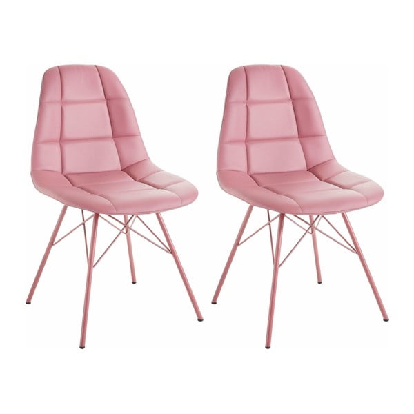 2 rozā krēslu komplekts Støraa Sting