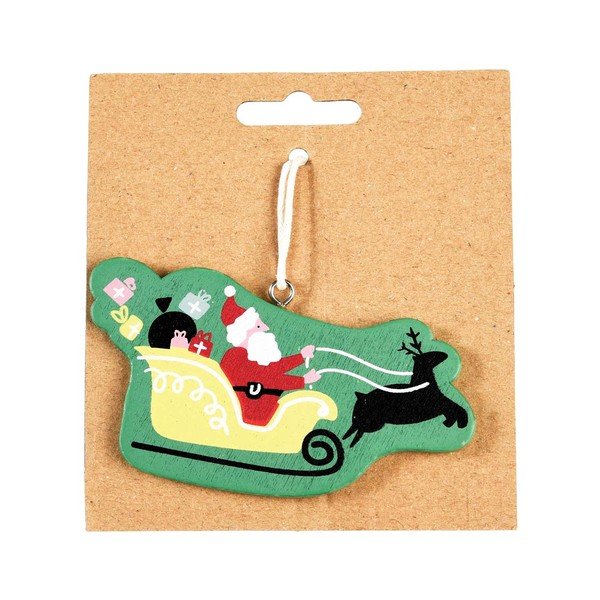 Koka eglītes rotājums Rex London Sleigh-image-2