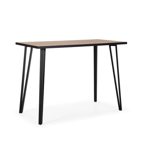 Bāra galds ar ozolkoka imitācijas galda virsmu 60x140 cm Sindi – Marckeric