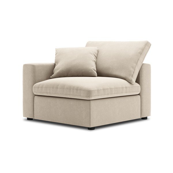 Bēša modulārā dīvāna stūra daļa Windsor & Co Sofas Galaxy, kreisais stūris-image-2