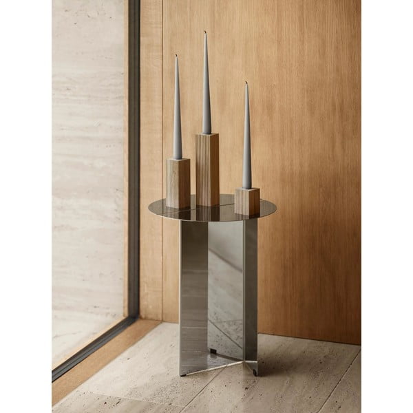 Koka svečturi (3 gab.) Dreva – Blomus-image-1