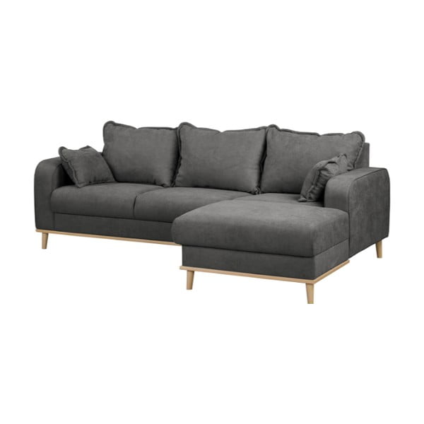 Tumši pelēks stūra dīvāns (labais stūris) Beata – Ropez-image-2