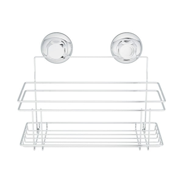 Sudraba krāsas metāla pašturošs vannas istabas plaukts Bestlock Bath – Compactor-image-3