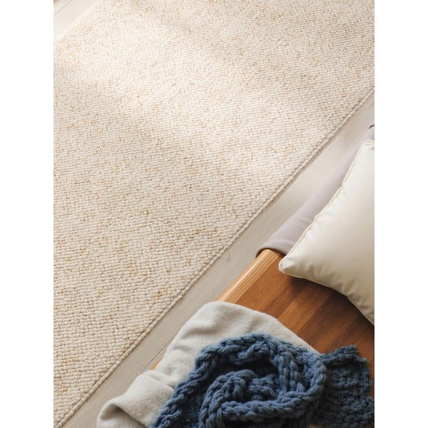 Krēmkrāsas mazgājams celiņa paklājs 80x240 cm Rocco Cream – Elle Decoration-image-3