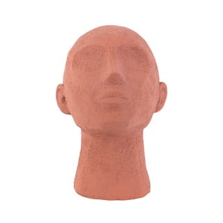 Terakotas oranžā dekoratīvā figūriņa PT LIVING Face Art, augstums 22,8 cm