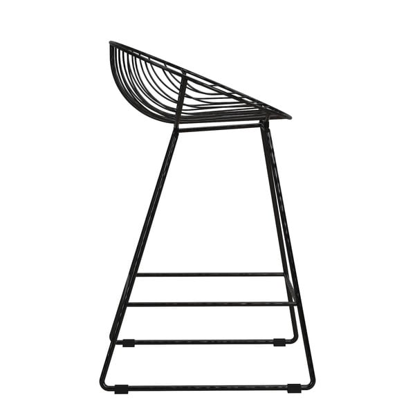 Melns metāla bāra krēsls Ellis – CosmoLiving by Cosmopolitan-image-4