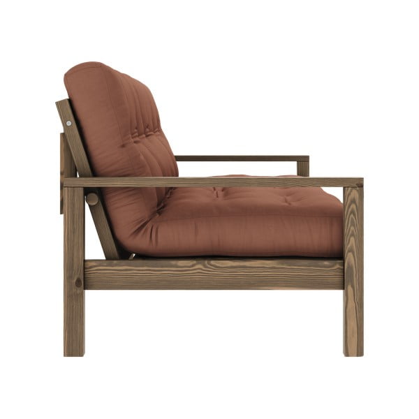 Oranžs/brūns salokāms dīvāns 205 cm Knob – Karup Design-image-3