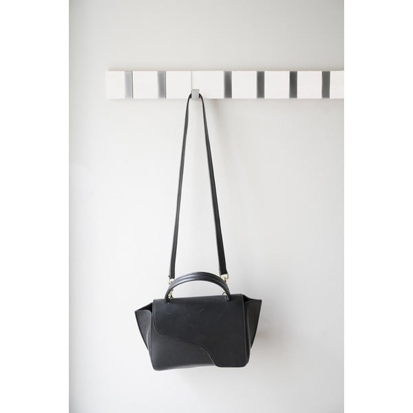 Melns ozola masīvkoka sienas pakaramais Confetti – Rowico-image-1