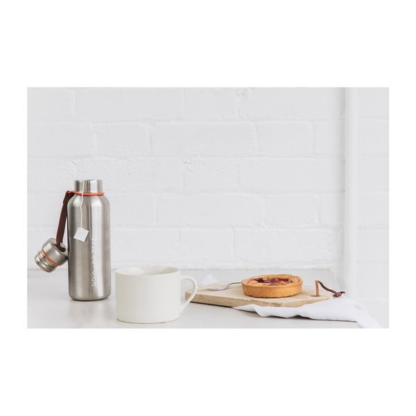 Oranžs 2-sienu nerūsējošā tērauda termoss Black + Blum Insulated Vacuum Bottle, 500 ml-image-3