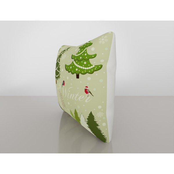 Vitaus uz spilvendrānas Ziemassvētku periods Cute Pattern II, 43 x 43 cm-image-2