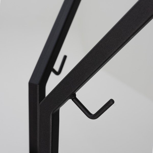 Melns metāla pakaramais 50x170 cm Jaimy – Spinder Design-image-2