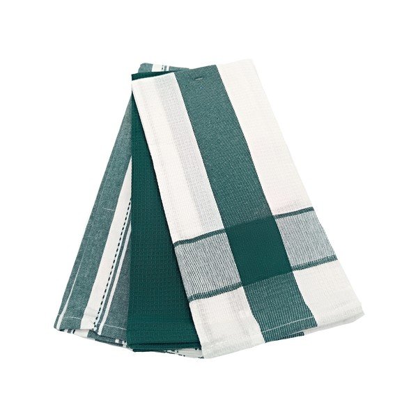 Kokvilnas trauku dvieļi (3 gab.) 45x70 cm Vafle – JAHU collections