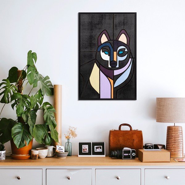 Glezna 39x59 cm Wolf – Wallity-image-1