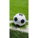 Zaļš kokvilnas bērnu dvielis 70x140 cm Football – Jerry Fabrics